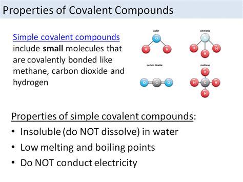 Covalent Compounds: Key Properties Unveiled