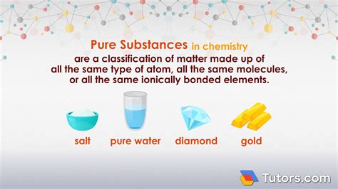 Pure Substance Definition: Unveil Chemistry's Pure Gems