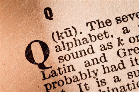 Q 17Th Letter