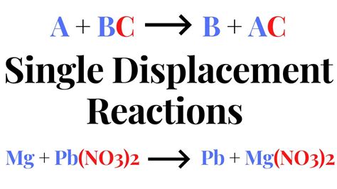 Mastering Single Displacement Reactions: Key Insights Unveiled