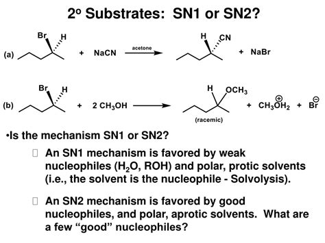 Sn1 Solvolysis