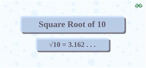 Unlocking the Mystery Behind Sqrt of 10