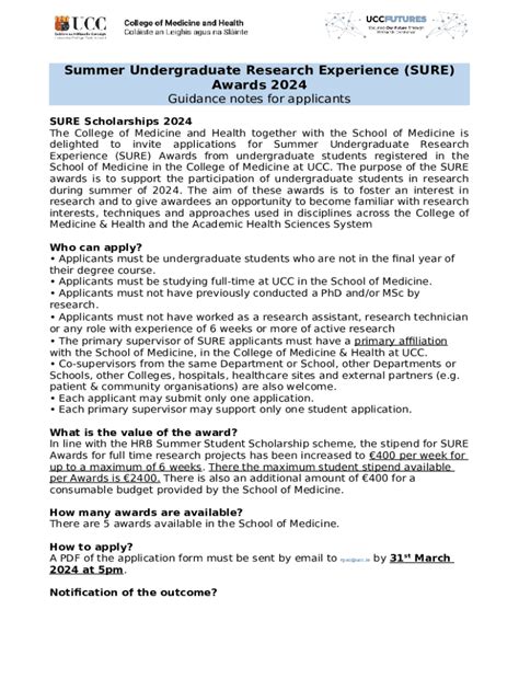 Unveiling the Secrets of the Summer Undergraduate Research Experience