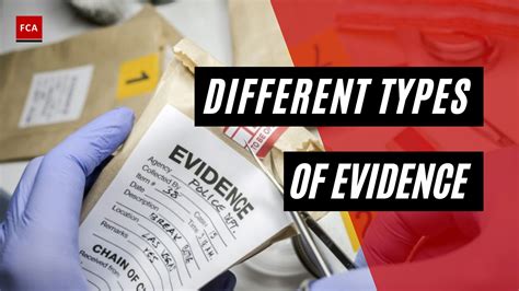 Unveiling the Different Types of Evidence You Should Know