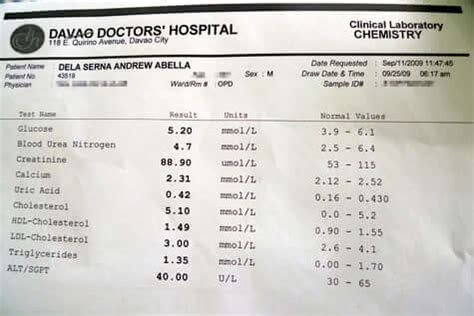 Uric Acid Blood Test