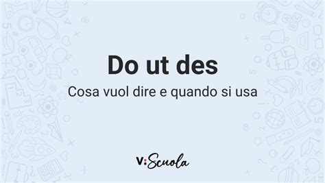 What Does Do Ut Des Mean