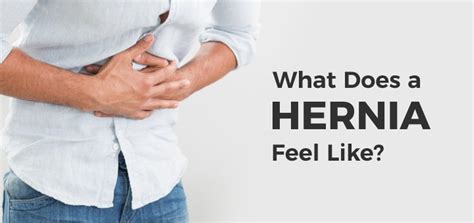 What Does Hernia Feel Like