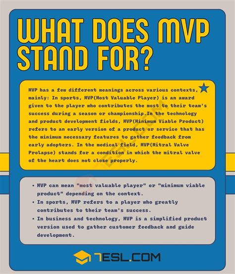 What Does Stand For Mvp