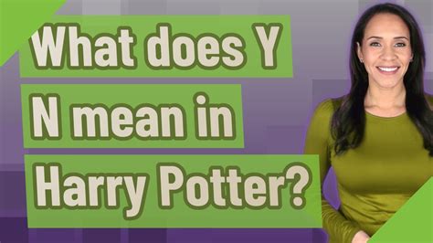 What Does Y N Mean