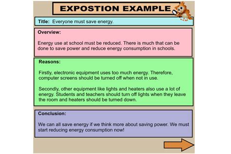 What Is A Exposition Text