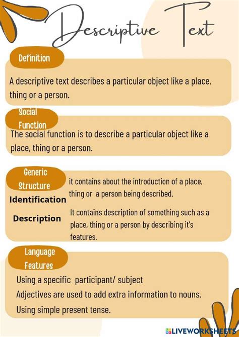 What Is The Descriptive Text