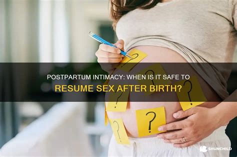 When Can You Have Sex Postpartum