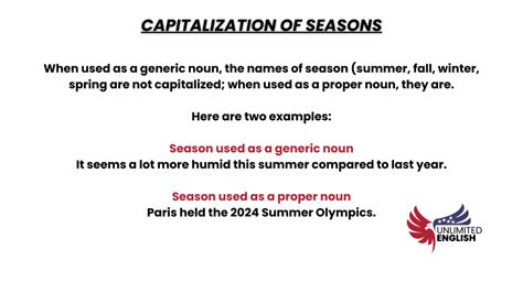 When Is Season Capitalized