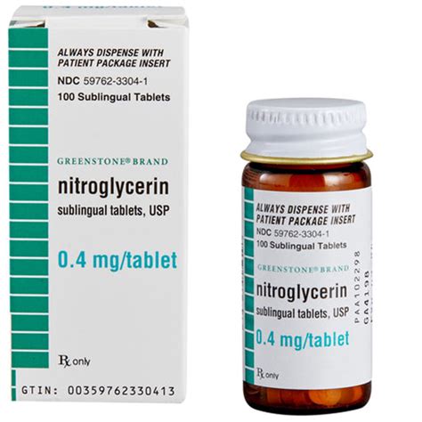 When To Avoid Nitroglycerin