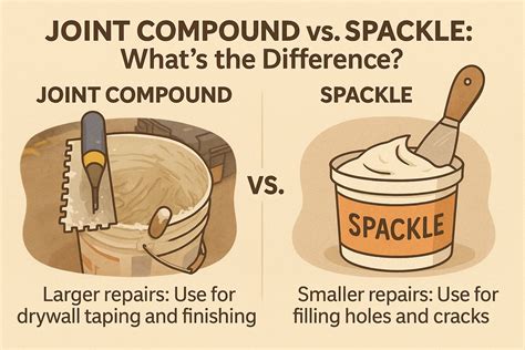 When To Use Joint Compound Vs Spackle