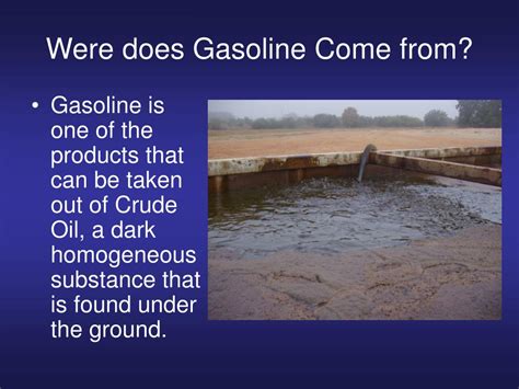 Where Does Gasoline Come From