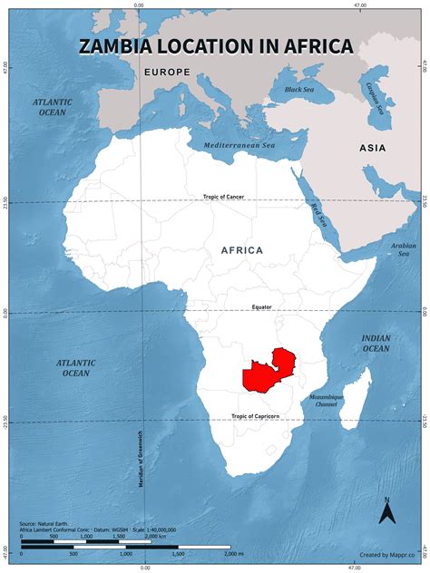 Where Is Located Zambia