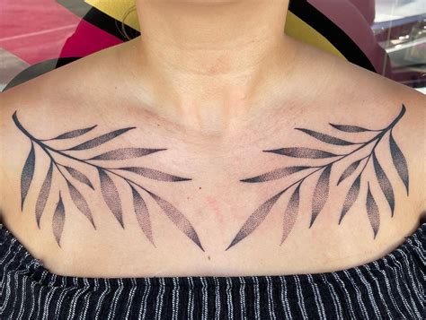 Women Chest Tattoo Designs