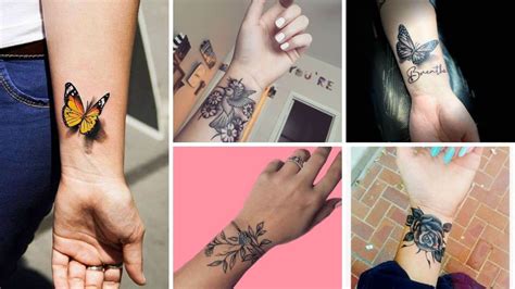 Wrist Female Tattoo Designs