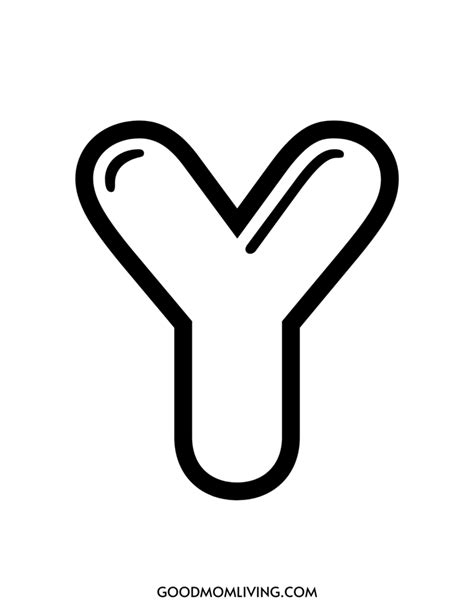 Y Font Outline