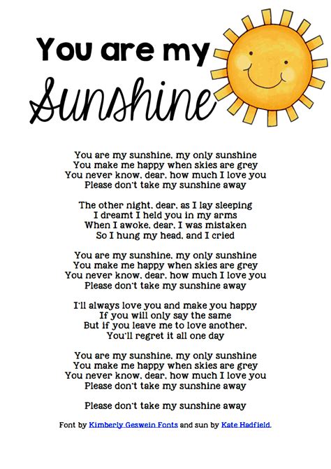 Unlock 'You Are My Sunshine' Lyrics Mystery